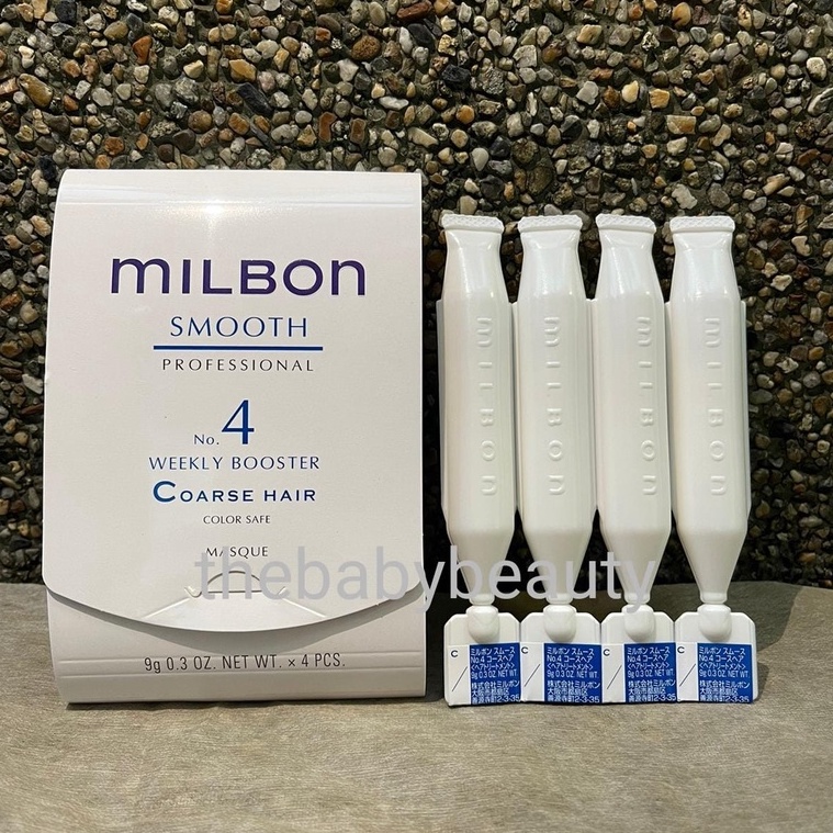 Special Deal Long Expiry Date Milbon Global Japan Hair Treatment Smooth Hair Mask No. 4 Weekly Booster Coarse Hai Shopee Singapore