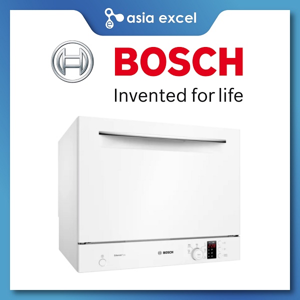 BOSCH SKS62E32EU 55CM FREE STANDING WHITE COMPACT DISHWASHER