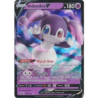 Pokemon TCG Card Indeedee V SS Base 091/202 Ultra Rare | Shopee Singapore