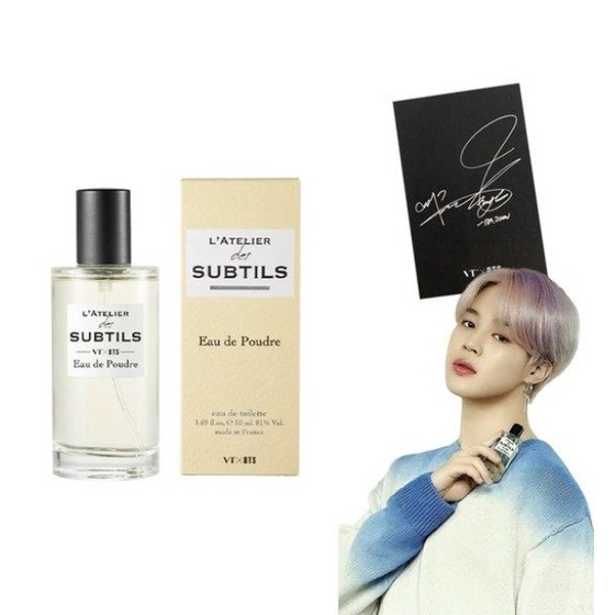 Vt x bts l’atelier des subtils - eau de coton hot (jin) perfume