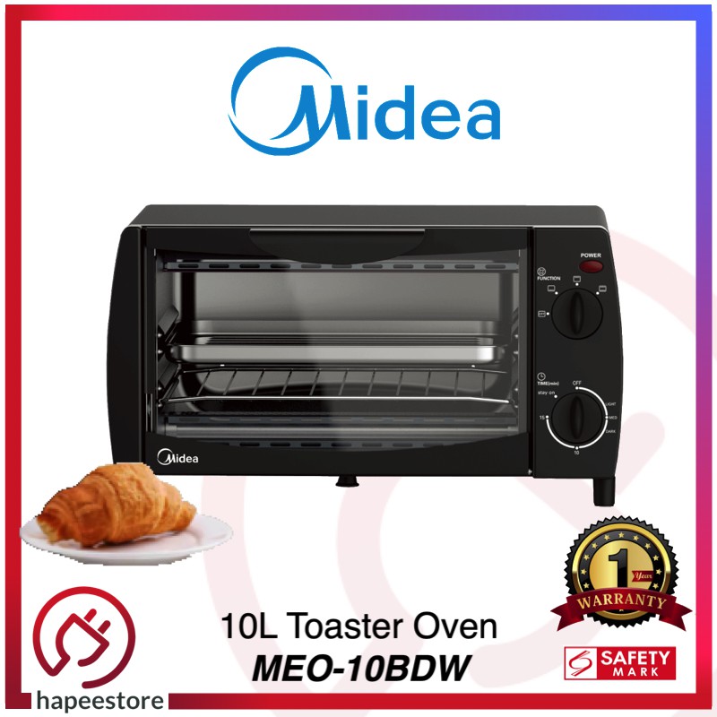 Midea 10L Toaster Oven MEO-10BDW-BK (1 Year Warranty) | Shopee Singapore