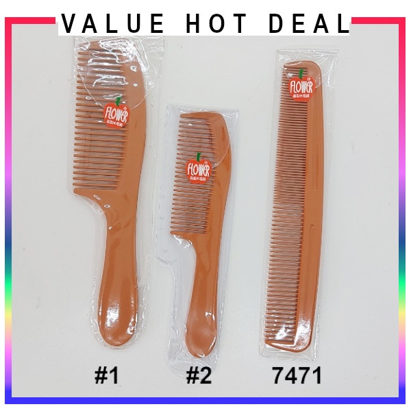 Apple Comb Toothed Hair Combs In Various Sizes Hair Brushes Shopee