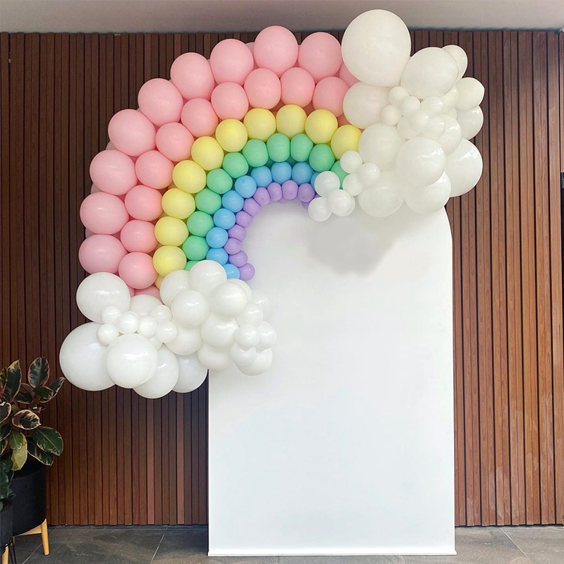thumbnail image 2 of Latex Chrome Balloon Arch Kit – 50-100 Multicolored Balloons For Party Decor 2 of 5