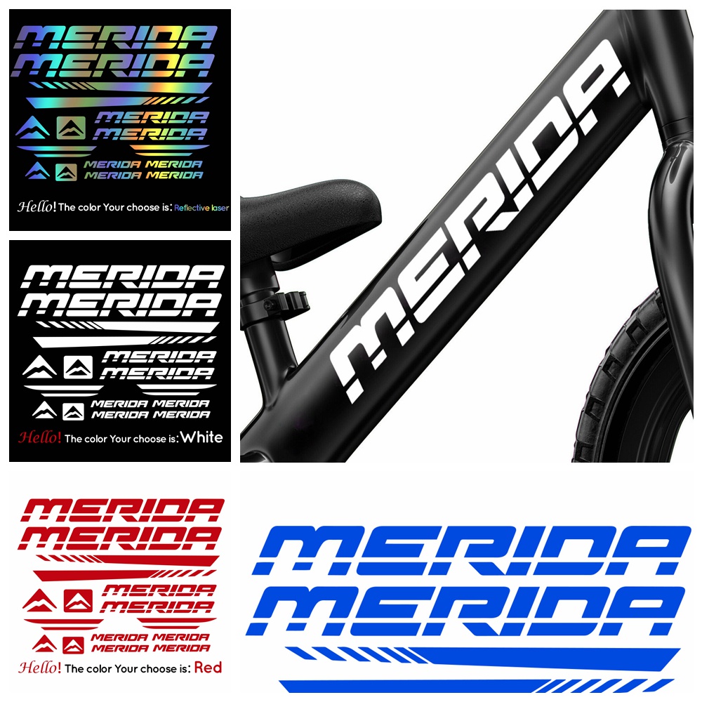 merida stickers bike