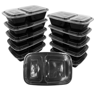 25 Set- 50pcs] 24oz Round Meal Prep Containers with Lids, Microwavable.