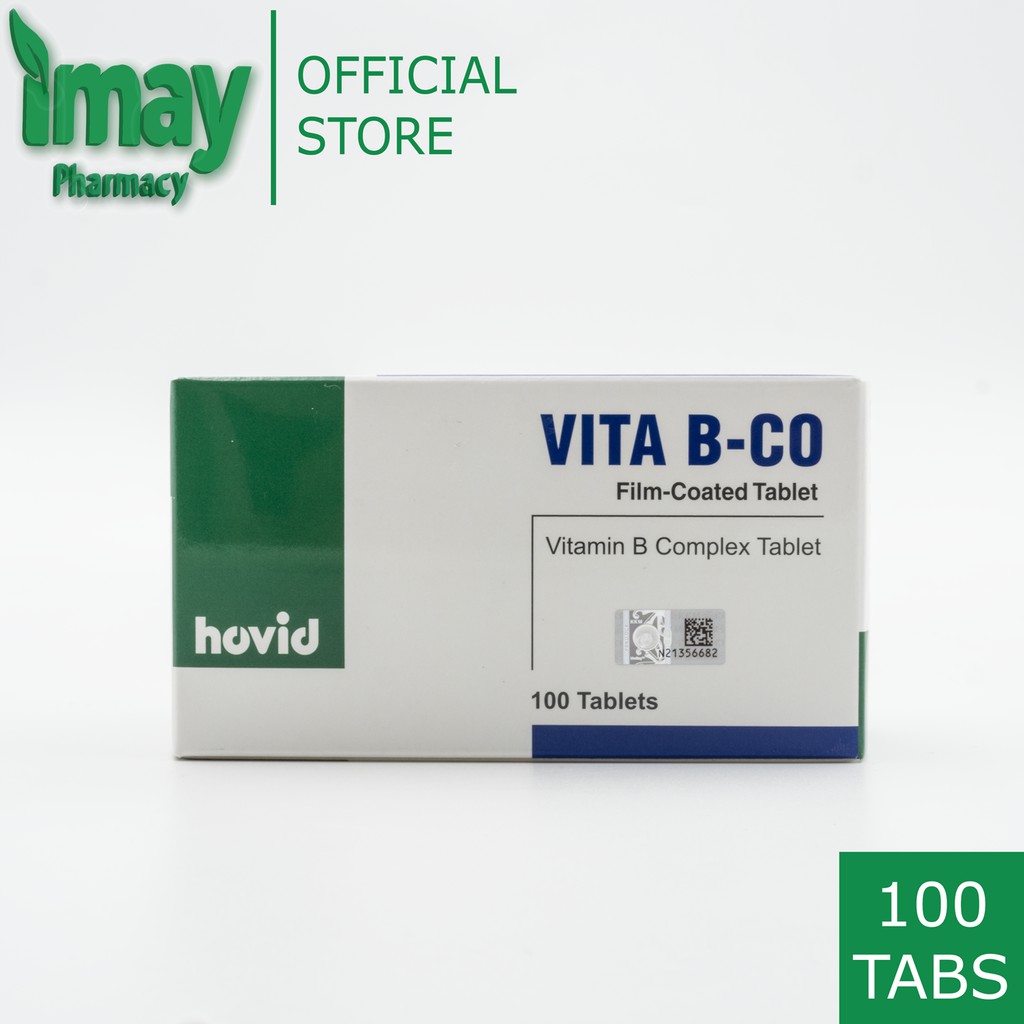 HOVID VITA B-CO VITAMIN B COMPLEX TABLETS 100 TABLETS | Shopee Singapore