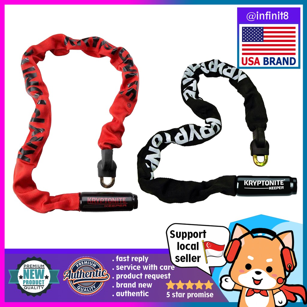 [sg stock- USA brand] Kryptonite Keeper 785 Integrated Bicycle Lock ...