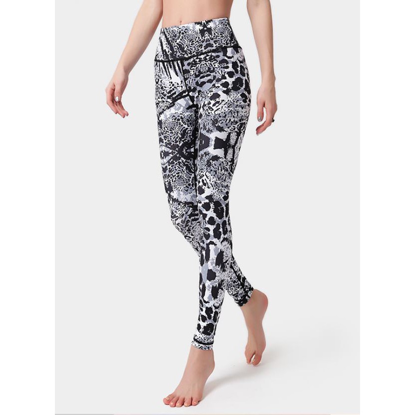 SG SELLER INSTOCKS) Premium Woman Yoga Sports Printed Leggings Pants