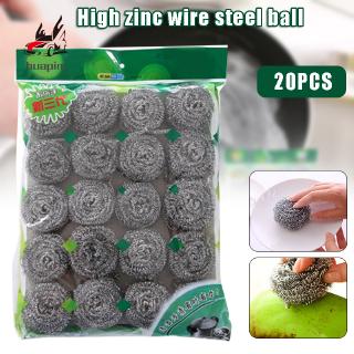 Metal wire cleaning cloth mesh rag non-stick oil quick-drying multi-purpose  pot and bowl stove descaling replacement steel wire ball