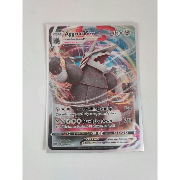 Pokemon vmax mimikyu kingler greedent aggron boltund cinderace chandelure  coalossal ageislash cards | Shopee Singapore