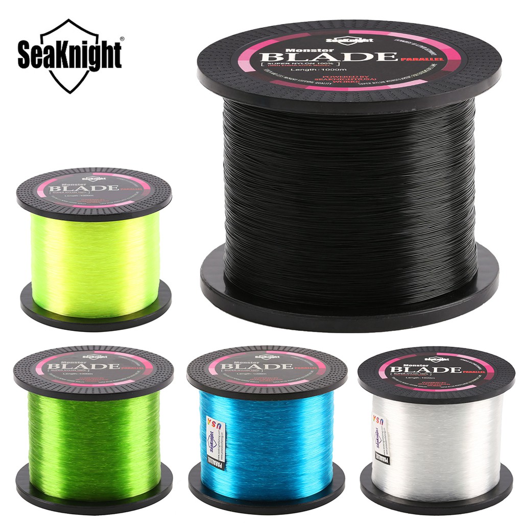 SeaKnight Nylon Fishing Line 1000M Japanese Material Sea Fishing  Monofilament Fishing Wire Tackle 5 Colors 6-35LB