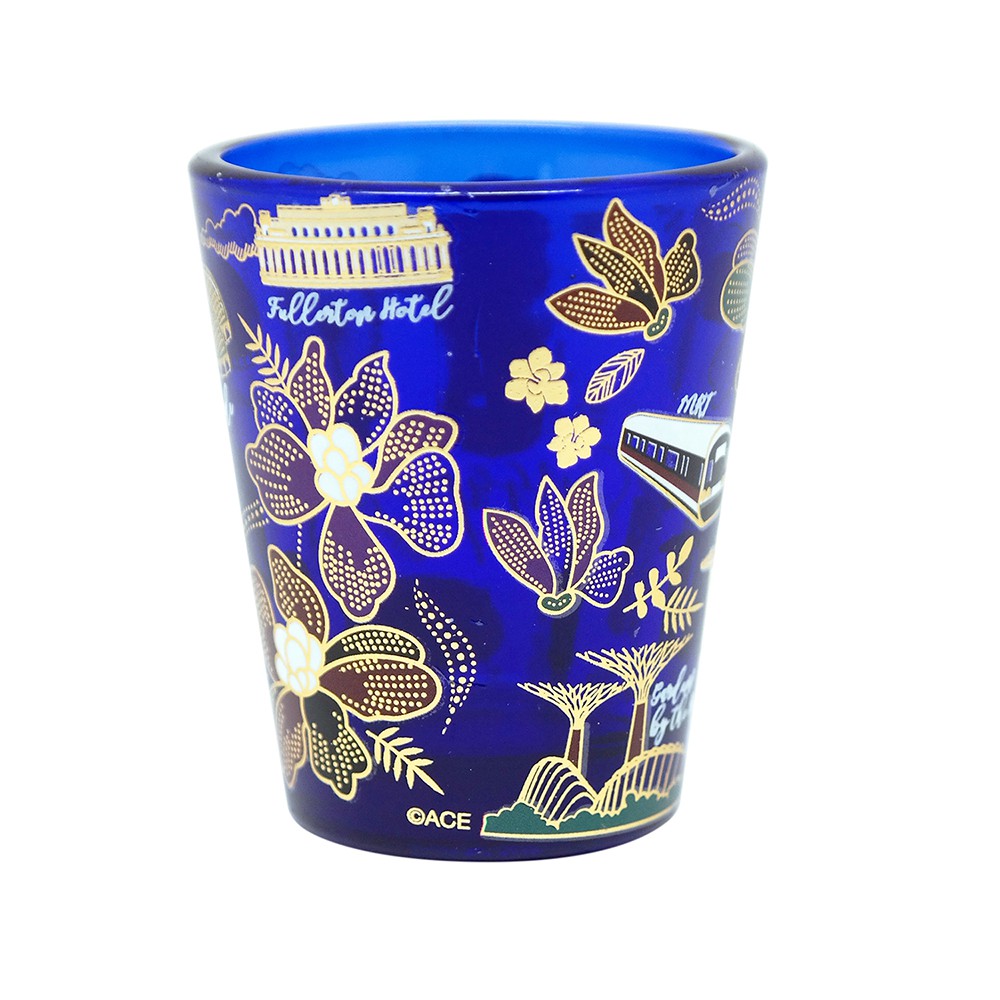 Peru Cobalt Blue Shot Glass By World By Shotglass