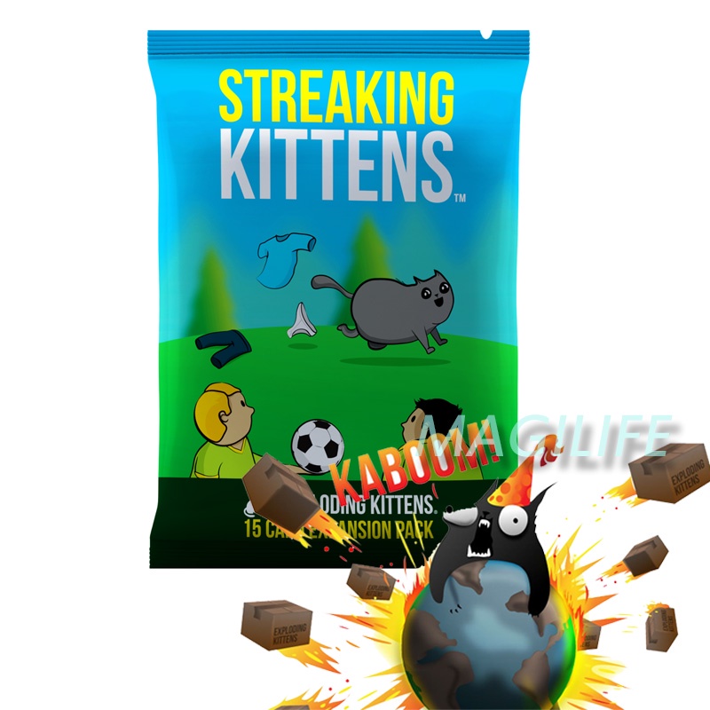 Card Game Streaking Kittens This is the Second Expansion of Exploding  Kittens