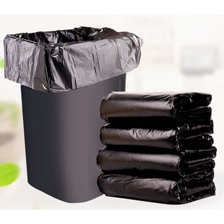 Black garbage bag 50pcs Garbage Bags Vest Style Storage Bag For Home Waste  Trash BagsBlack garbage bag