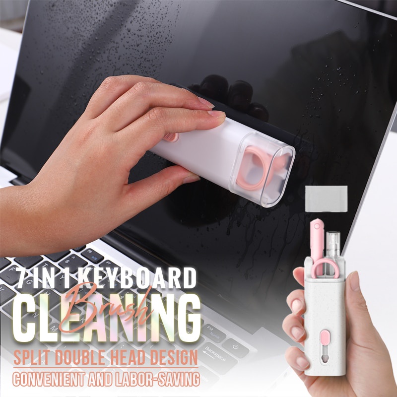 7 In1 Keyboard Soft Cleaning Brush With Key Puller Double Head ...