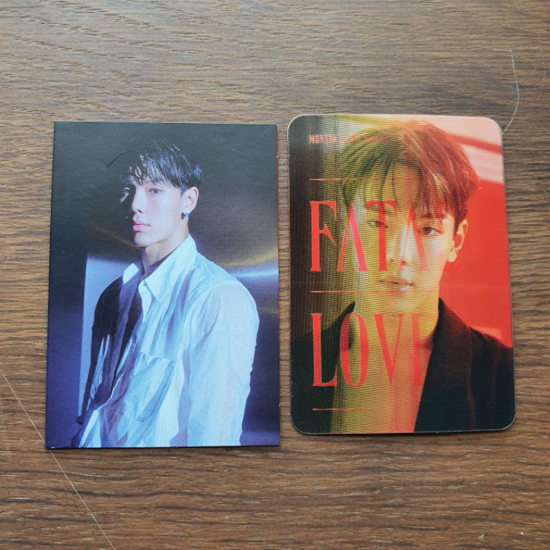 🌱 MONSTA X FATAL LOVE (LOVE KILLA) MESSAGE / LENTICULAR PHOTOCARD