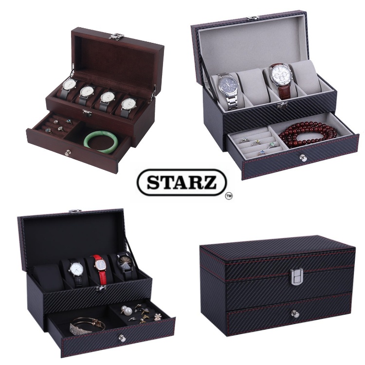 Watch Box Organizer Case, 10 Slots Men Women Display Holder