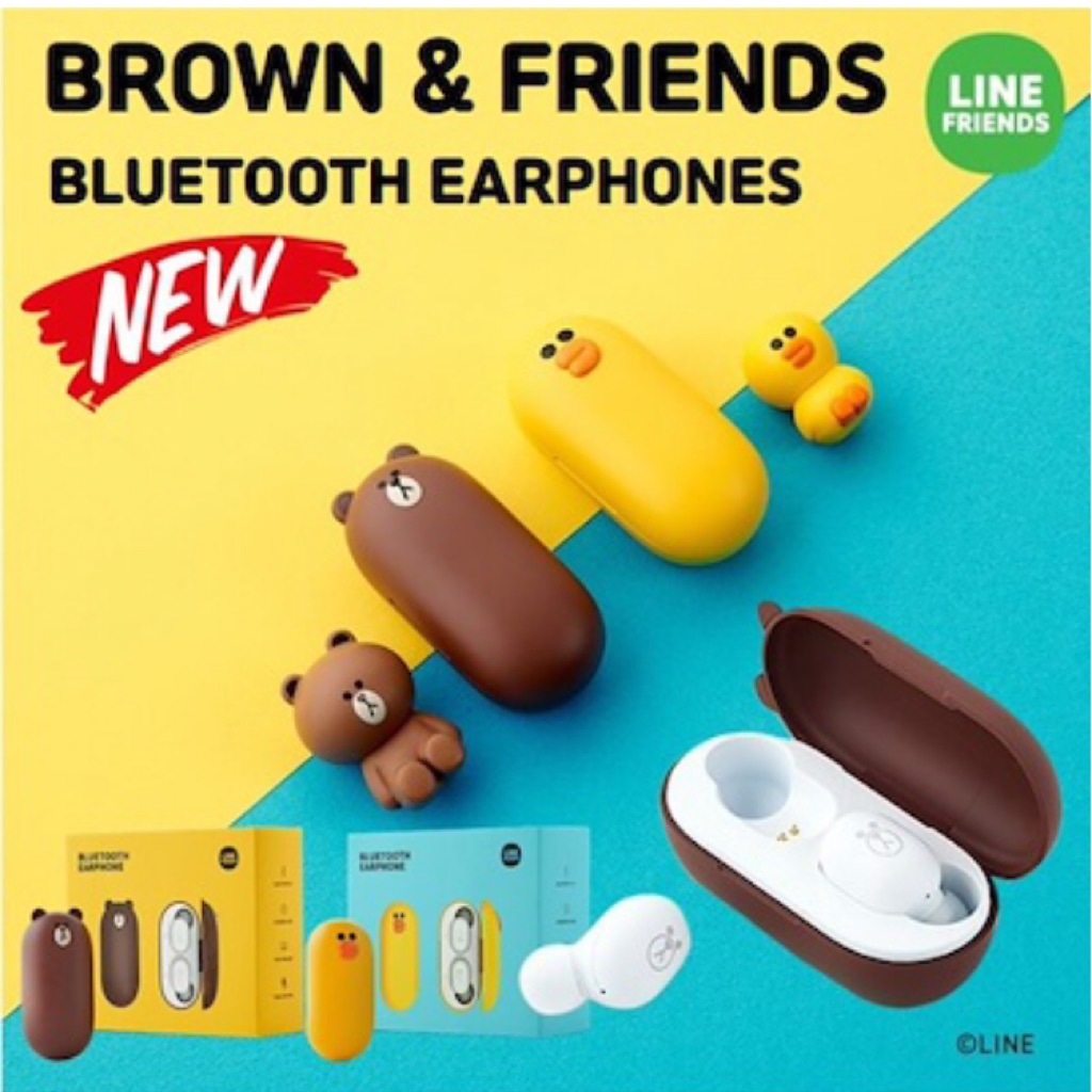 Line friends best sale bluetooth earphone