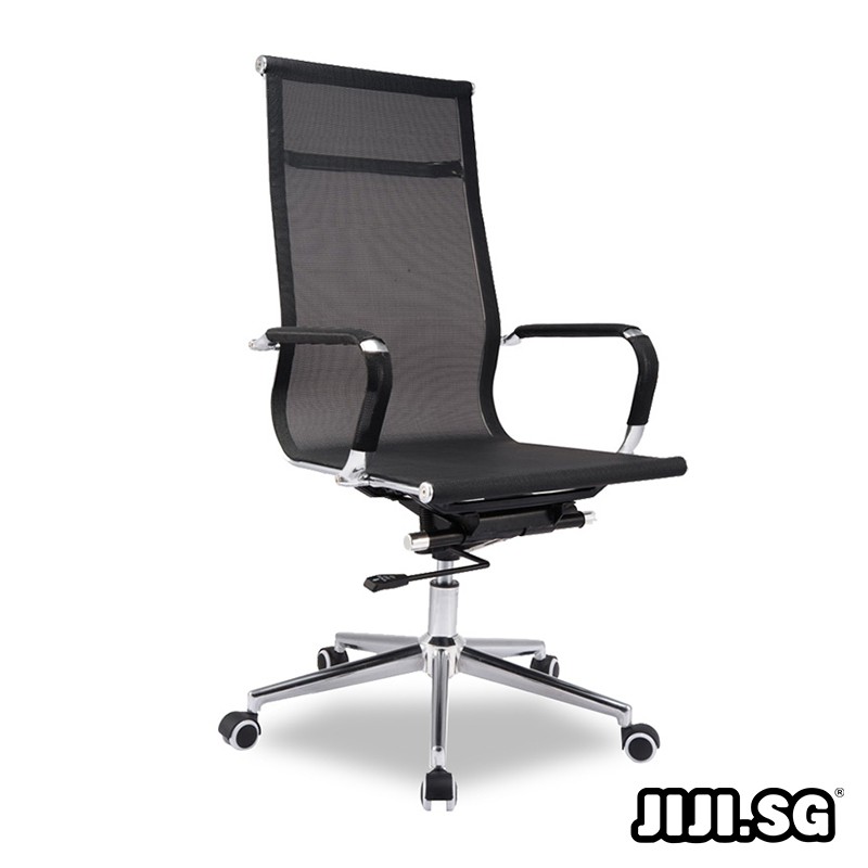 (JIJI SG) Manager Mesh Office Chair Office chairs / Study chair / Ergonomic Chair Shopee