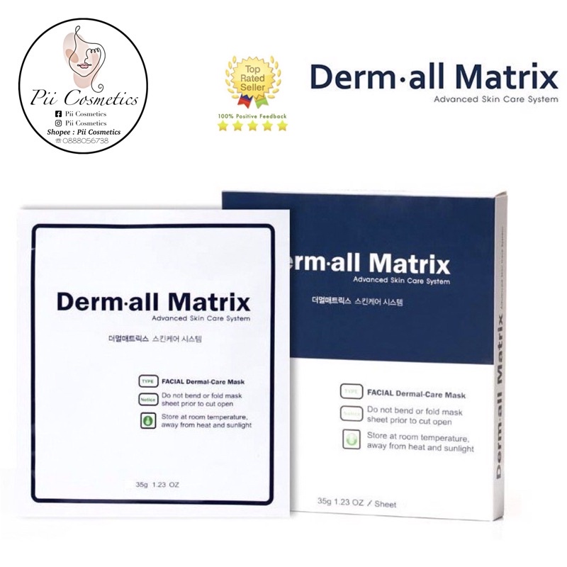 DermAll Matrix Korean Whitening Mask 35g Shopee Singapore