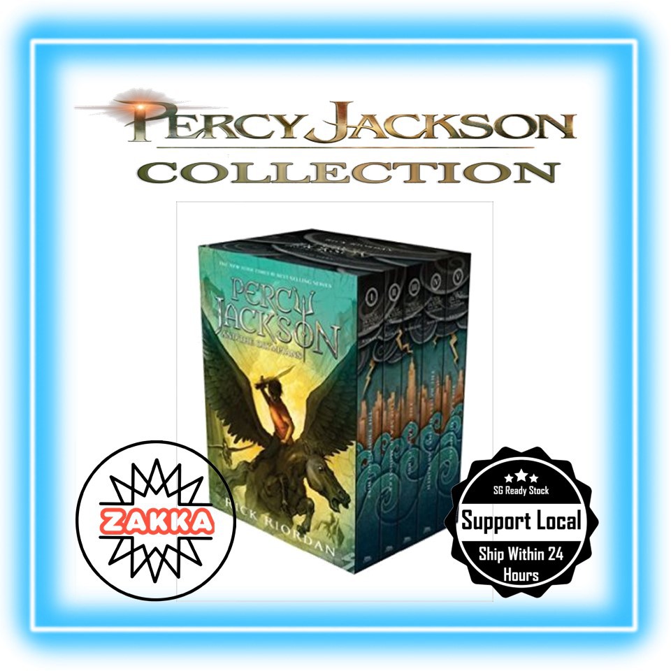 [Ready Stock] Percy Jackson and the Olympians Book Set (5 Books ...