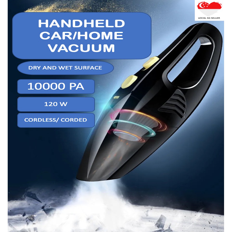 Handheld Portable Powerful Small Vacuum Cleaner 10KPA Cordless/Corded