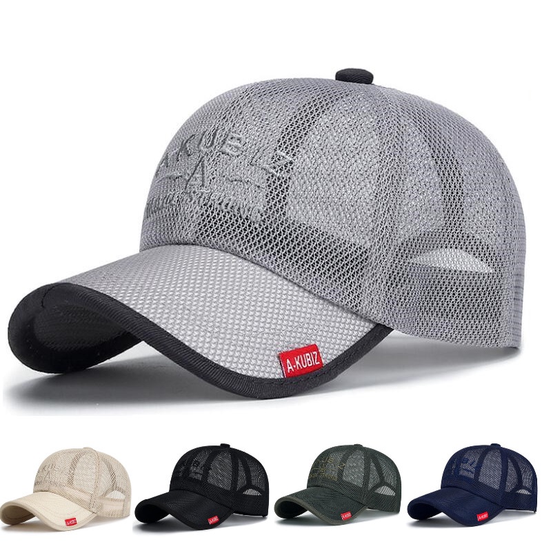 Fashion Breathable Mesh Baseball Cap Men Women Summer Sports Outdoor ...