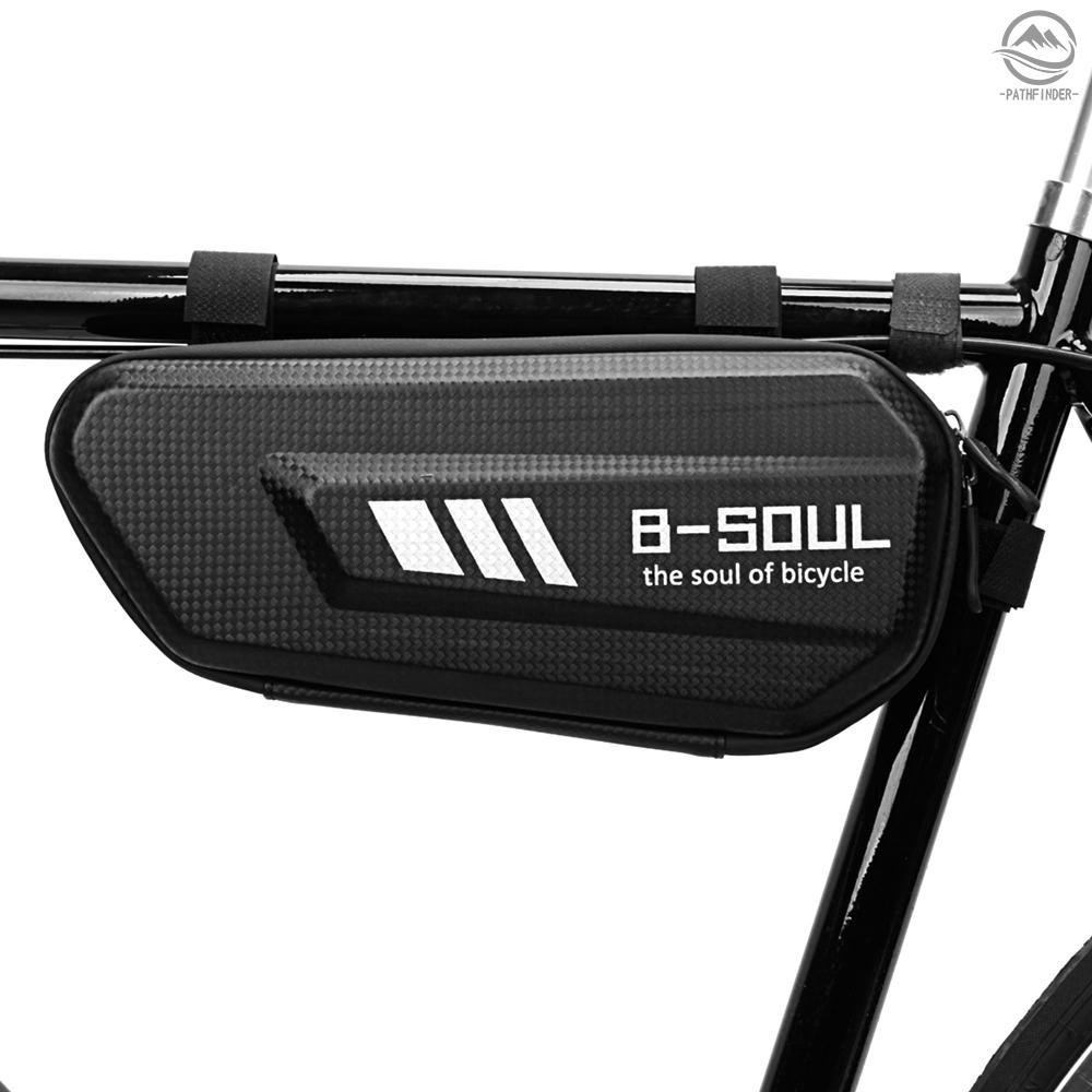 B-SOUL Waterproof Bike Triangle Bag Hard Shell Bicycle Tube Frame Bag ...