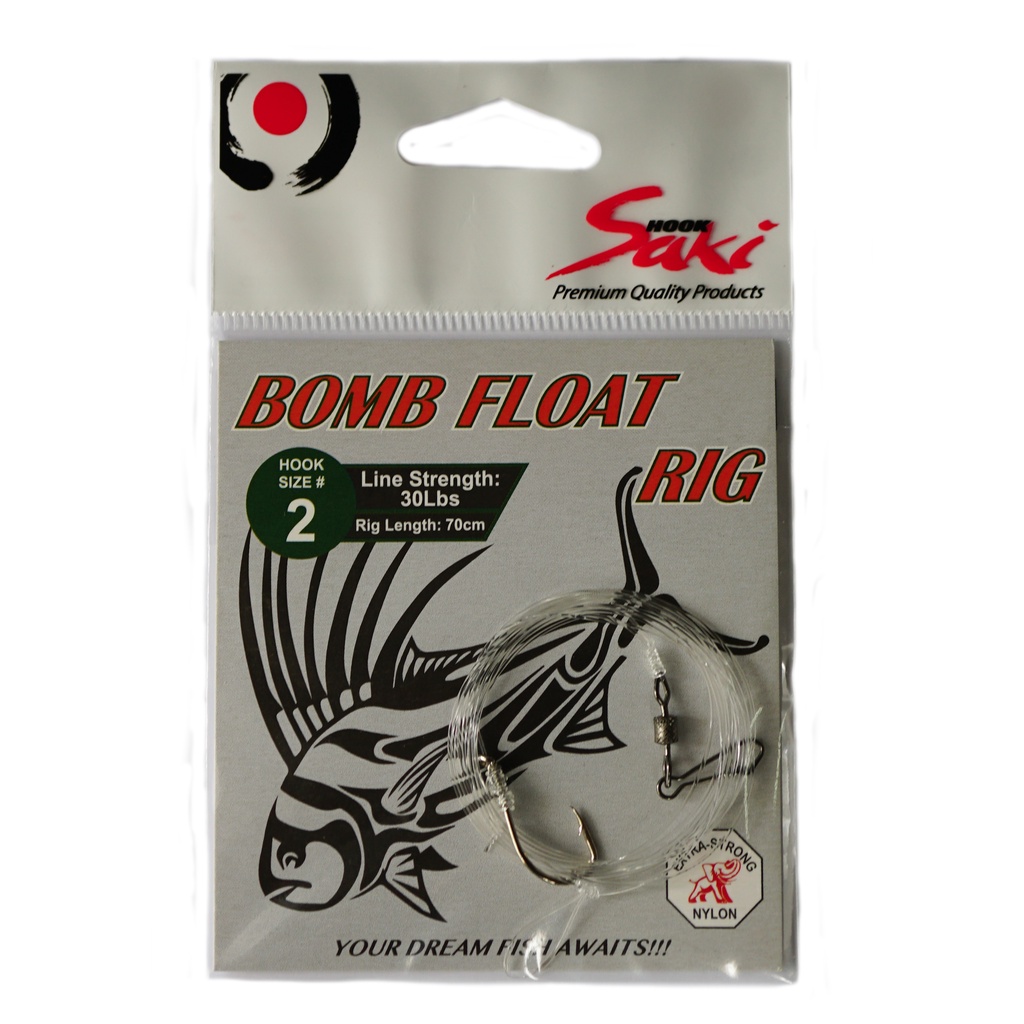 SAKI Hooks BOMB FLOAT FISHING RIG. (10PACKETS PACK) | Shopee Singapore