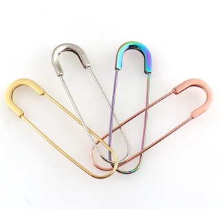 Metal Safety Pin,rose Gold Color Safety Pin,colorful Pins,6 Sets 80 Mm,kilt  Safty Pins Craft Safety Pins Brooch Pin 
