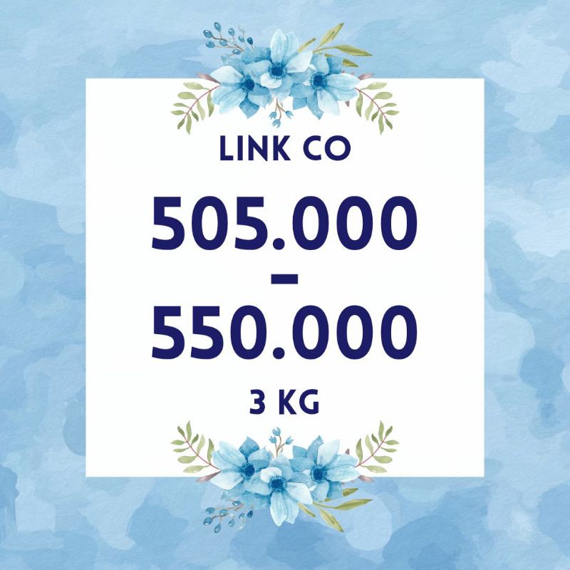 Live NOTE PAYMENT 505-550 THOUSAND (3KG) | Shopee Singapore