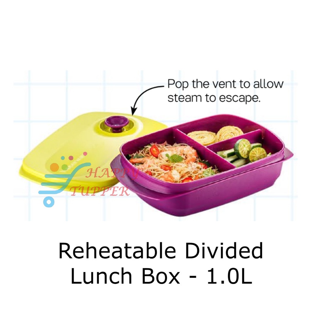 Tupperware Lunch Box (Microvable Lunch Box) Crystalwave Bowl