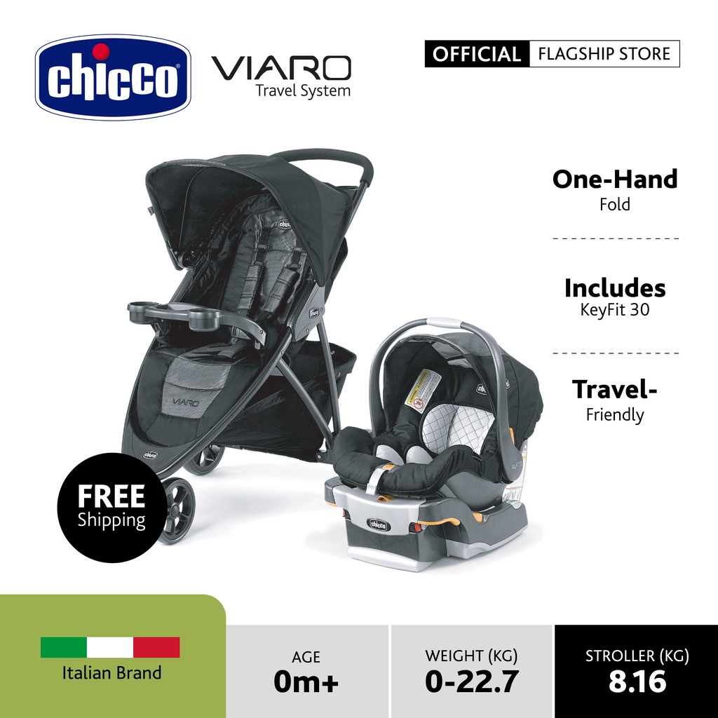 Chicco viaro stroller shop with car seat