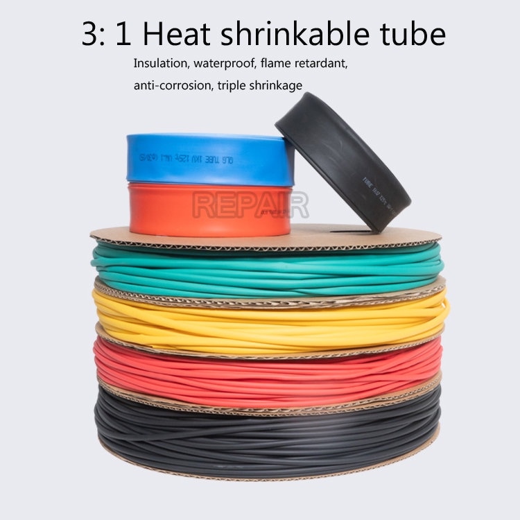7.930mm Diameter PE 31 Ratio Heat Shrinking Tube Adhesive Lined Dual