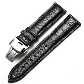 Genuine alligator watch deals strap 20mm