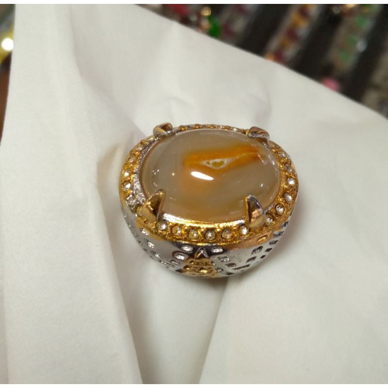 Super combong ring stone natural | Shopee Singapore