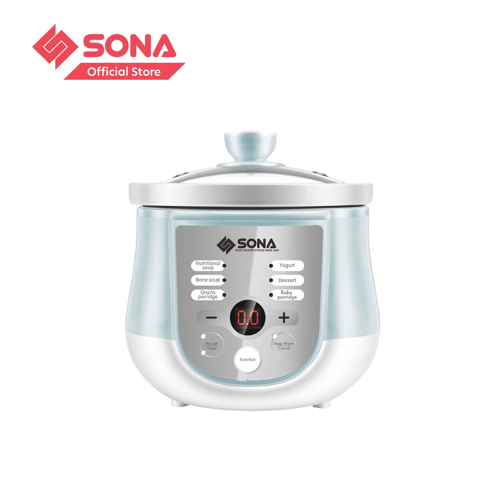 SONA 1.0L Digital Stew Cooker (LeadFree) SSC 1061 Shopee Singapore