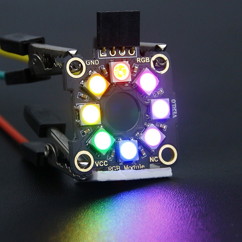 Rgb Light Ring Module Bit Full Color Led Halo Electronic Bricks Microbit Raspberry Pi Pico