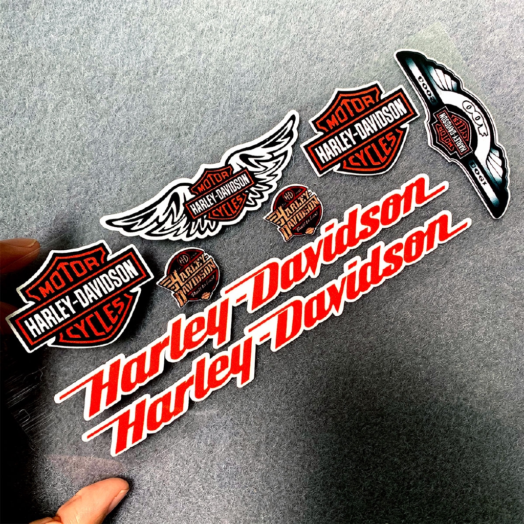 Harley-Davidson Harley Reflective Motorcycle Side Strip Bike Helmet ...