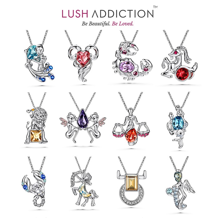 Horoscope Necklace - Crystals from Swarovski® by Lush Addiction ...