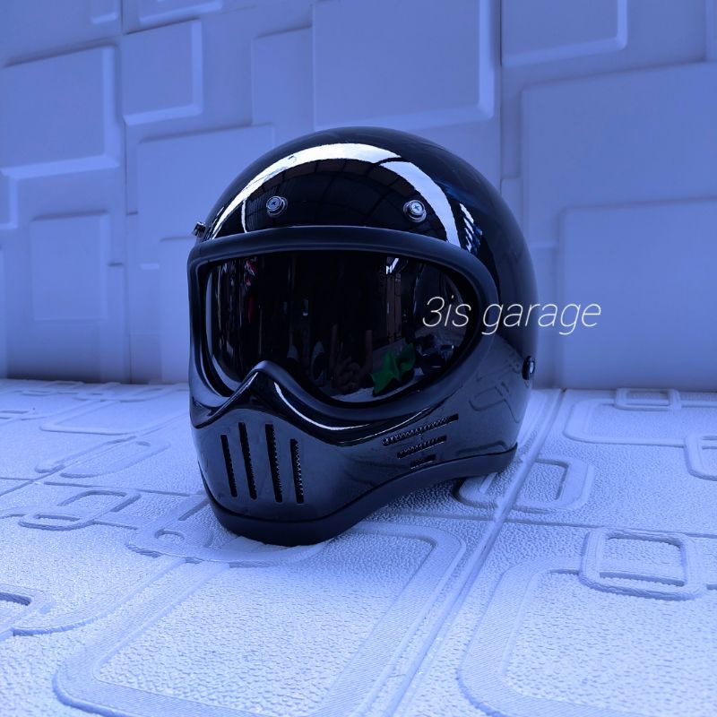 Helm Retro Full Face Custom CUSTOM CLASSIC HELMET SIMPSON M30