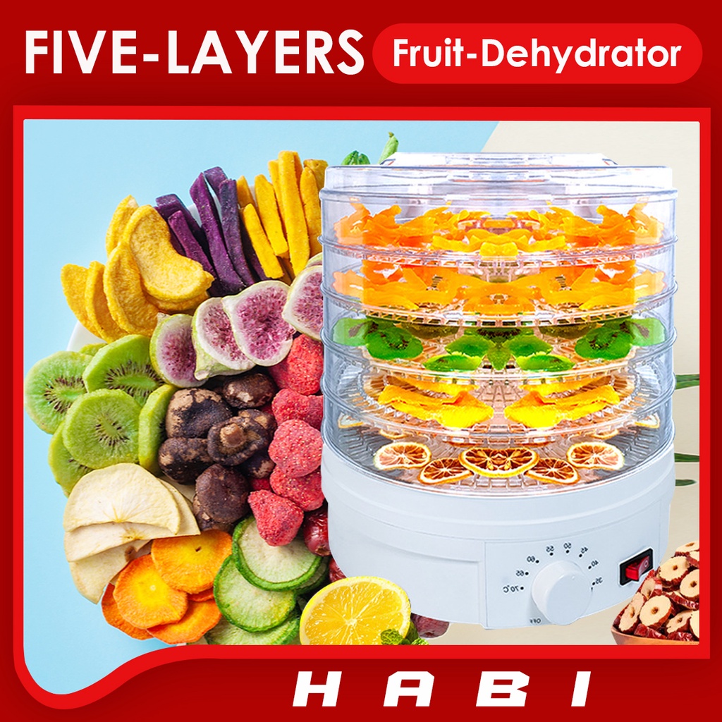 5 Layers Salad Fruit Dryer Food Dehydrator Intelligent Fruit Dryer Food 