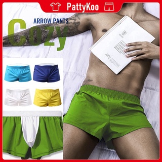 Cheap 5-pack Men's Cotton Boxer, Breathable Four-corner Solid Color  Underwear, Cotton Underwear, Sweat-absorbent, Sexy Loose Bottom Pants