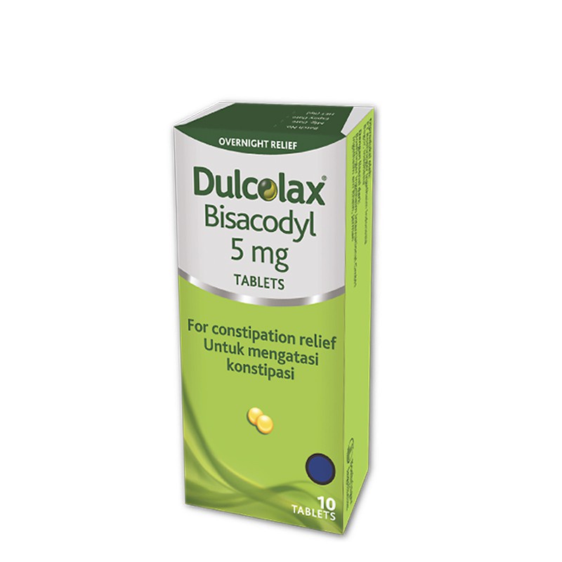 Dulcolax Bisacodyl 5mg 10 Tablet/Obat Pencahar/Obat Susah BAB/Obat Langsing/Peangsing Perut - Gambar 2
