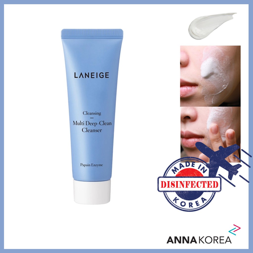 LANEIGE Multi Deep Clean Cleanser  Shopee Singapore