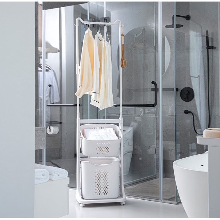 laundry storage rack/laundry basket with wheels /laundry hanger