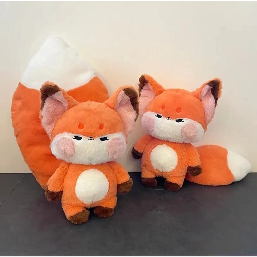 Cute Fox Plush toy Dudu fox teddy bear soft toy plushie birthday gift