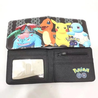 Pokemon Kids Wallet and Key Ring Set, Pikachu Trifold Wallet Gift Set