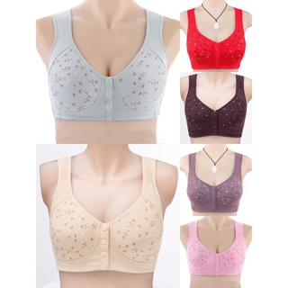 Ready Stock Big Size Bra 38-46 B C Cup Cotton Lining Push Up Wireless Bras  Soft Comfort Innerwear Bralette