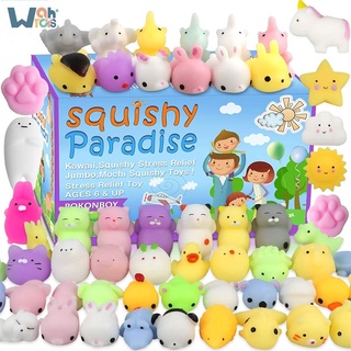 Mochi Squishy Animal Toys Stress Relief Toys Mochi Animals Toys Mini  Animals Cat Cute Kawaii Decompression Toy Christmas Gift